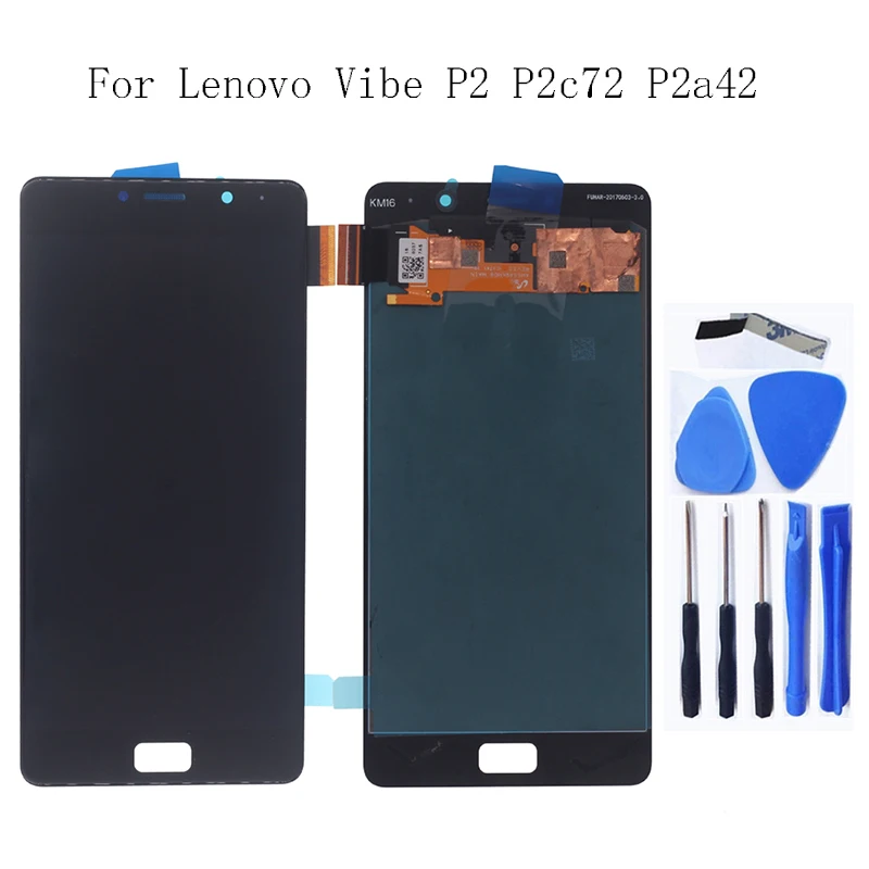 AMOLED для Lenovo Vibe P2 P2c72 P2a42 ЖК дисплей сенсорный экран дигитайзер Замена Сенсорная