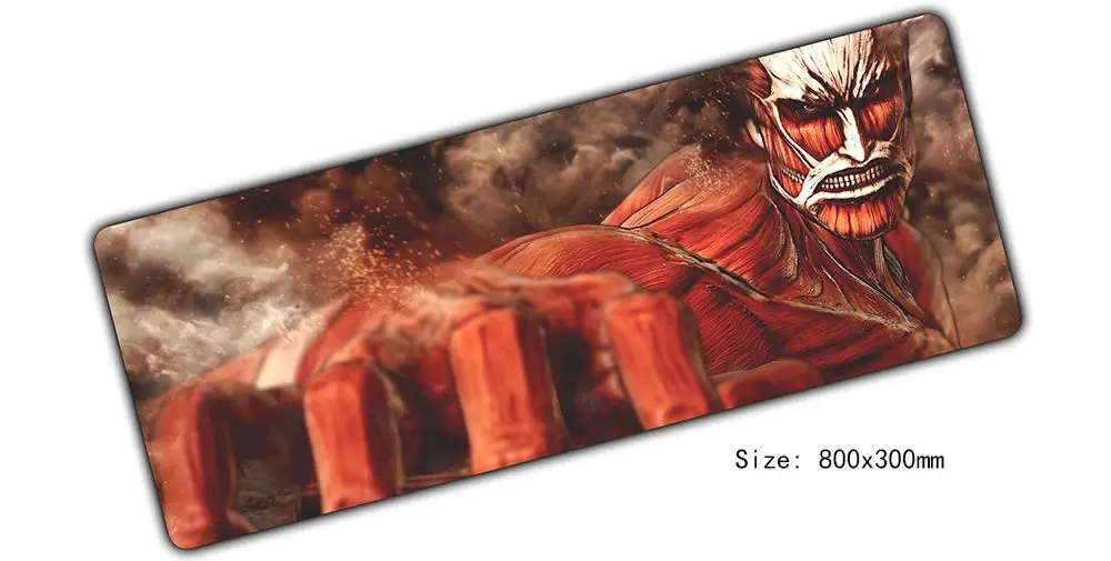 Коврик для мыши attack on titan 800x300x3 мм коврик для мыши для ноутбука padmouse Высококачественный Компьютерный игровой коврик для мыши locrkand геймер игровые коврики