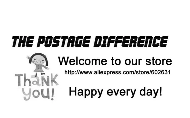 

shipping cost difference