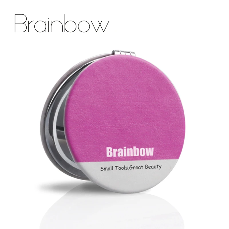 Brainbow портативное зеркало для макияжа складное карманное зеркальце компактное двухстороннее косметическое зеркало свадебные подарки espejo de maquillaje
