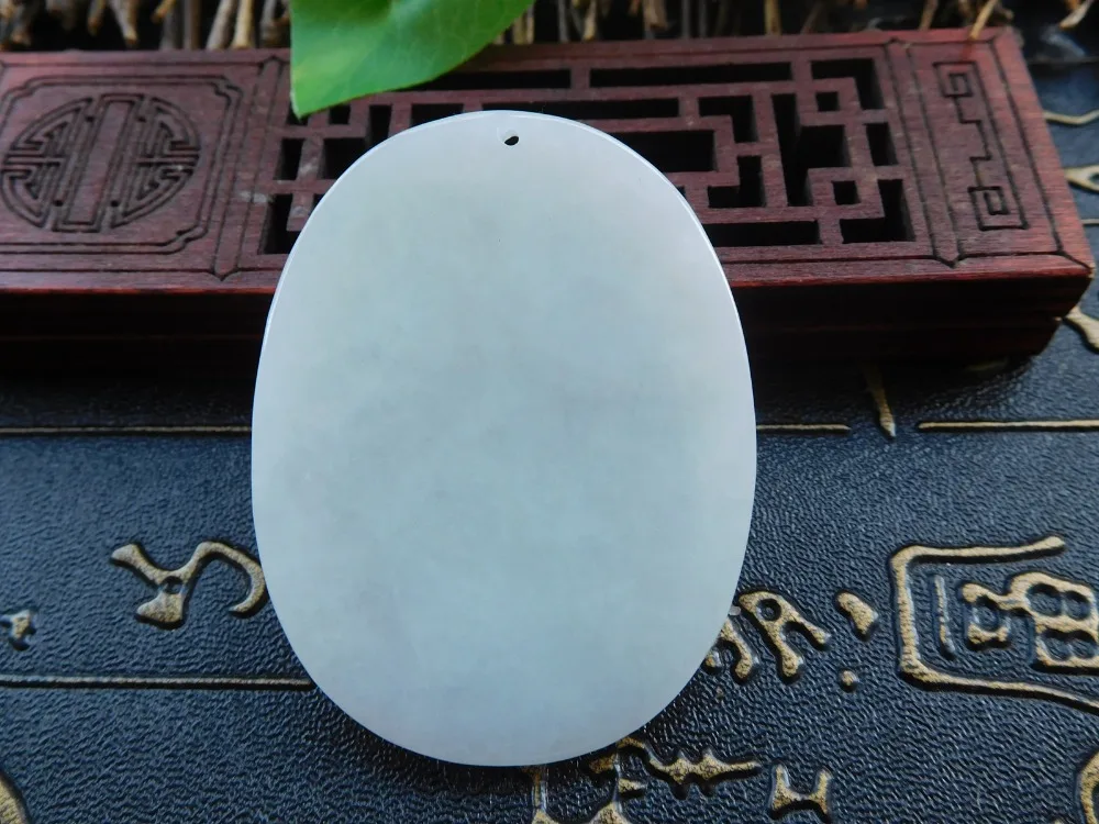 Burma натуральными изумрудами лед восковой Мацзу кулон 2585 #|pendant|pendant emerald |