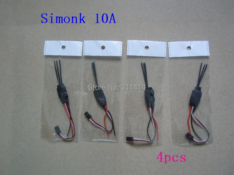 4 шт./лот Simonk 10A 12A 15A 20A 30A прошивка электронный регулятор скорости ESC для