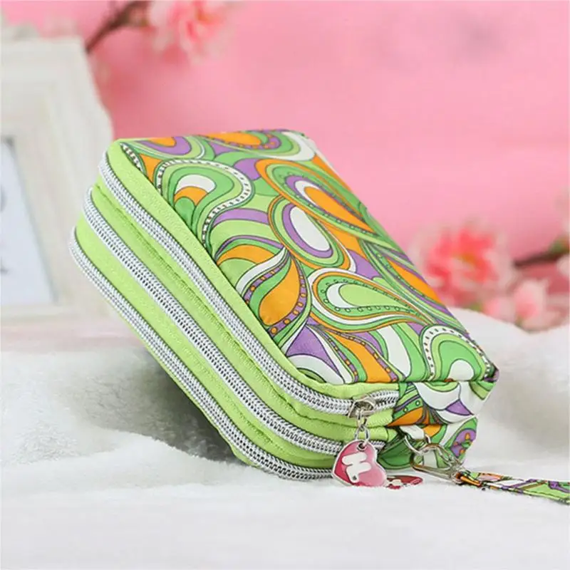 Новинка, Женский кошелек с милым принтом, шерстяная сумка на тройной молнии, сумочка-клатч, сумка для телефона, сумка-Органайзер, кредитный держатель для карт, сумка-тоут