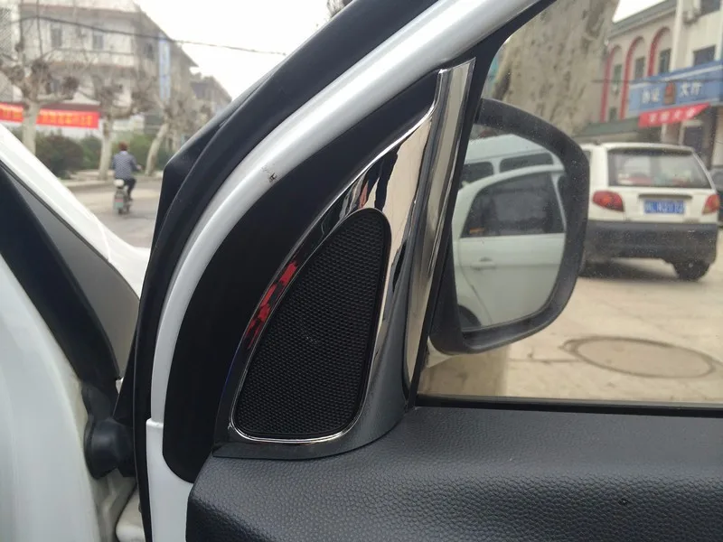 Для HYUNDAI IX35 2011 2012 2013 автомобильные аксессуары выход кондиционера хромированная отделка декоративная крышка