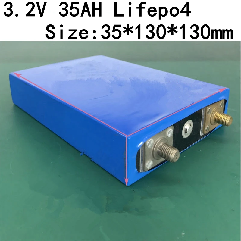 Lifepo4 аккумулятор 35ah 3 2 v перезаряжаемый Lifepo4/High Drain 70A для аккумуляторной батареи Diy