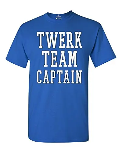 Twerk Капитан Команды Футболки Смешные Новые Люди Летние Топы отдых Рубашки