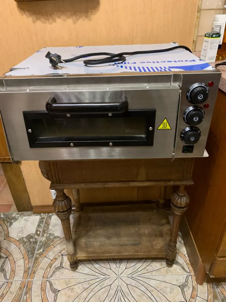 ITOP 220 В электрическая печь для пиццы, жареная курица, пицца, плита для коммерческого использования, Кухонная машина для выпечки