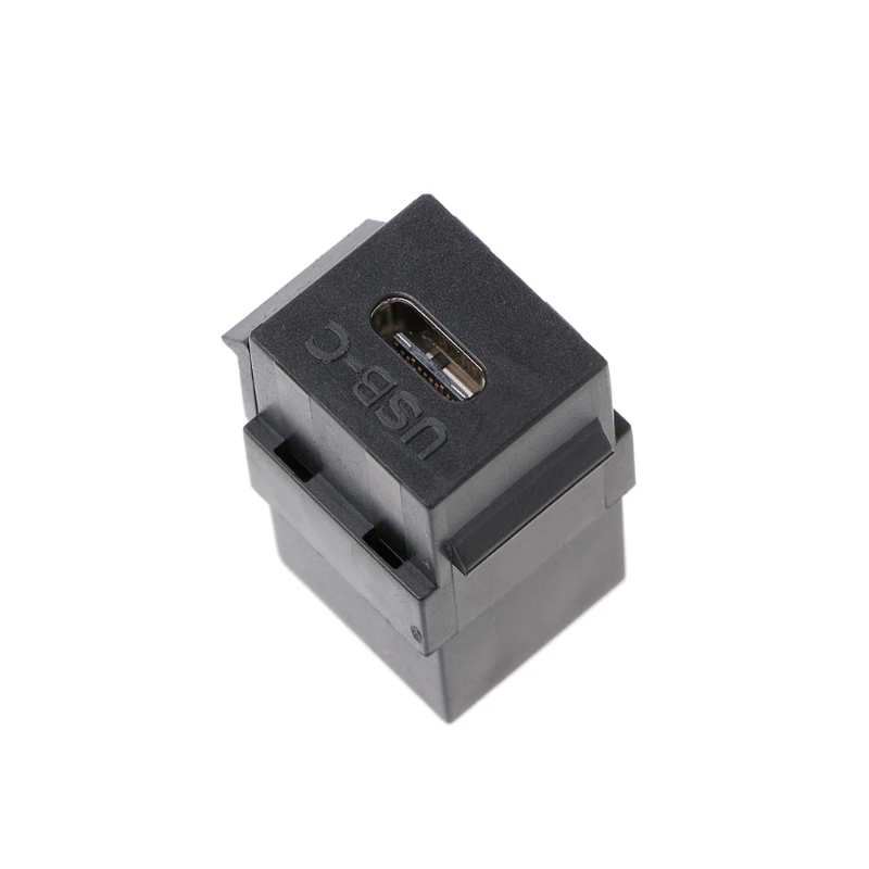 2021 Новый USB 3 1 Тип C женский разъемом Jack настенная розетка адаптер для монтажа на