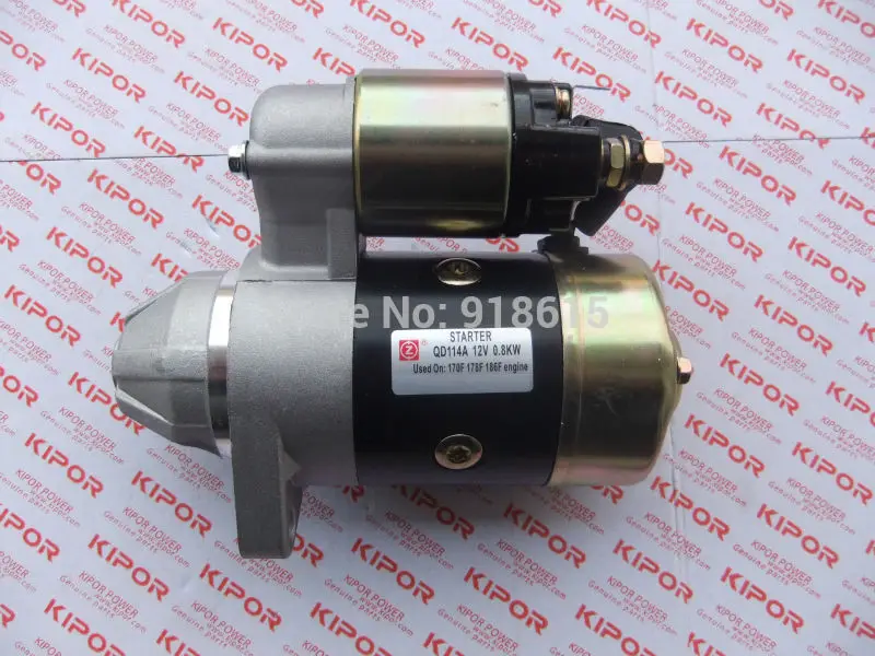 KIPOR QD114A KM186F KM178F KM186FA KM170 186F 178F 170F стартер FIT KDE6500E KDE5500E дизель генератор части|Детали