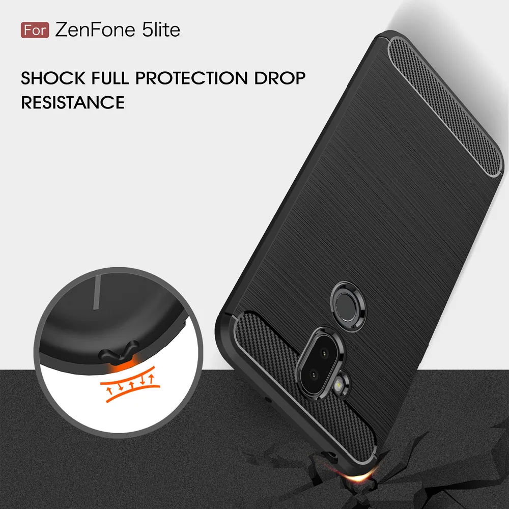 Мягкий чехол для Asus Zenfone 5 Lite ZC600KL 6 дюймов умный противоударный Чехол рисунок
