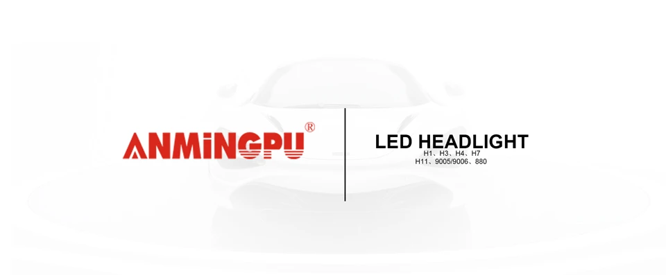 ANMINGPU 2 шт. H7 светодиодный H4 головной светильник лампы H3 H1 светодиодный H11/H8/H9 9005/HB3 9006/HB4 9012 автомобильный светильник 60 Вт 12000LM/пара Автомобильная Противо-Туманная светильник