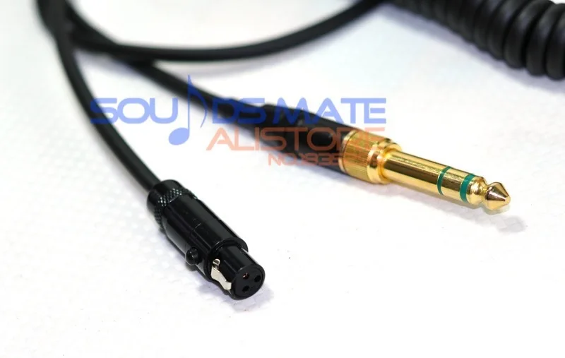 Оригинальные сменные спиральные наушники кабель для DJ провод AKG Q701 K702 K271 K272 K240 MKII