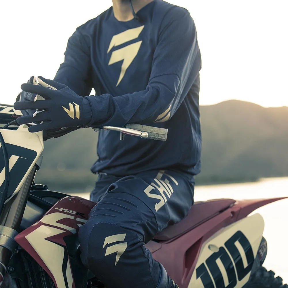 3lack Mx Джерси и брюки Топ ATV BMX Мотокросс комбо гоночный Dirt Bike костюм 4 цвета мотоциклетная одежда