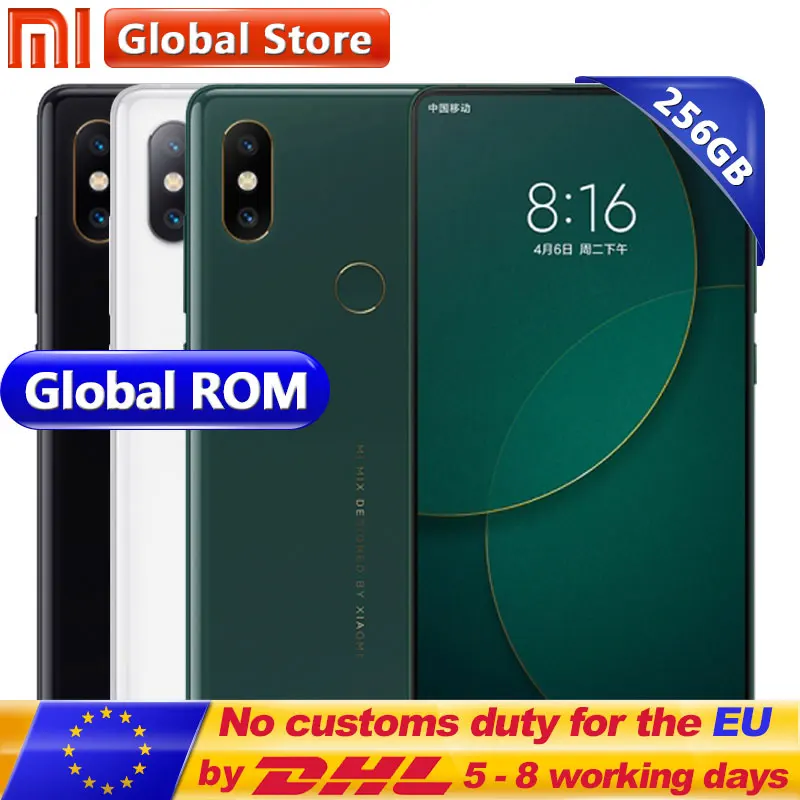 Оригинальный Xiaomi mi X 2 s 8 ГБ Оперативная память 256 Встроенная мобильного телефона