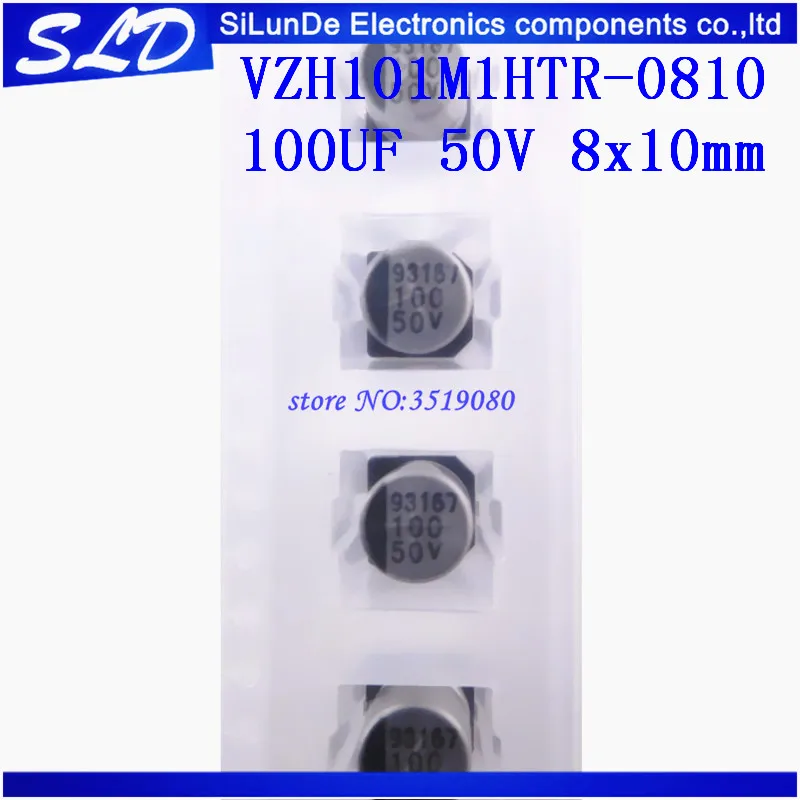 

Free Shipping 50pcs/lot VZH101M1HTR-0810 100UF 50V 8X10MM 50V100UF new and original in stock