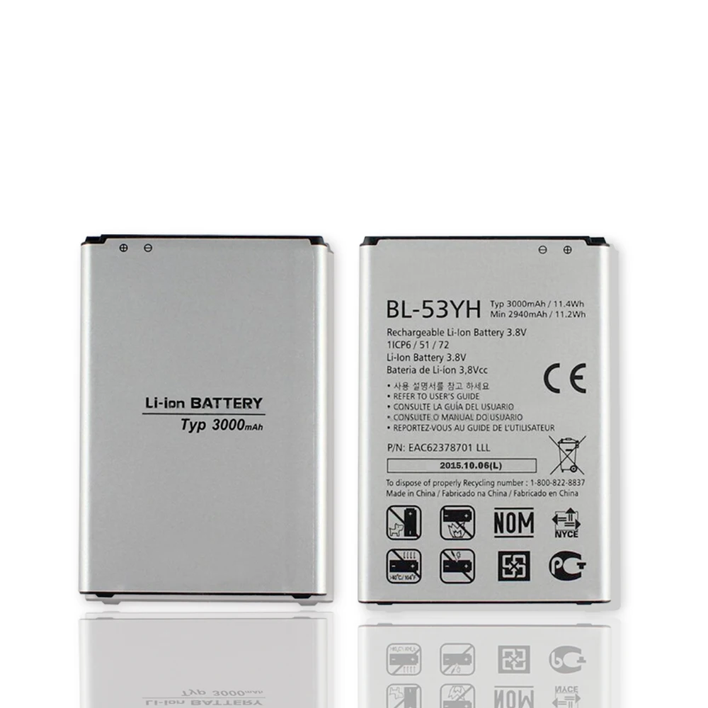 Высококачественный оригинальный сменный аккумулятор для LG G3 F400 F460 D858 D830 VS985 BL 53YH