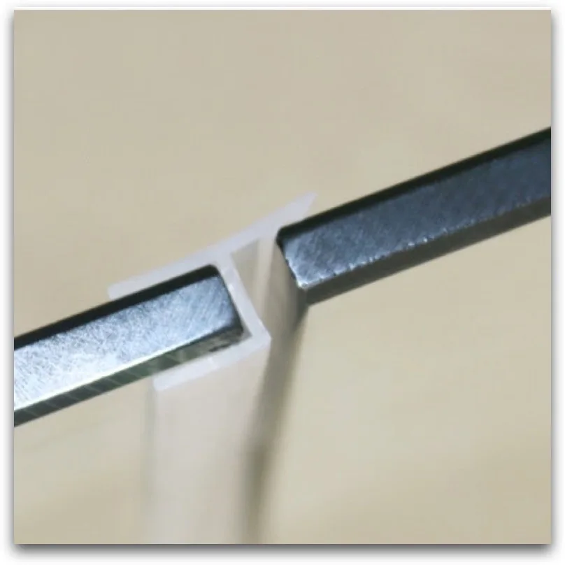 Уплотнитель для витрины 10 мм стеклянный экран раздвижной створки душевой двери