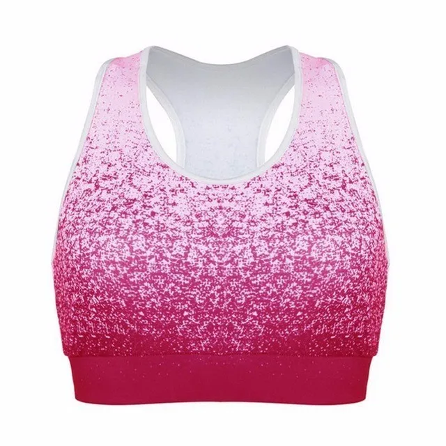 Rose Red bra Женский градиентный спортивный бюстгальтер для фитнеса+ штаны, комплект из 2 предметов, высокие эластичные спортивные Леггинсы, комплект для йоги, женские спортивные костюмы, одежда для спортзала, спортивная одежда - Цвет: Rose Red bra