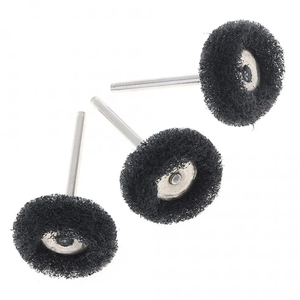 

12pcs/set Nylon Fiber Polishing Wheel Abrasive Accessories with 3mm Shank Diameter and Four-colors Grinding Head for Grinding