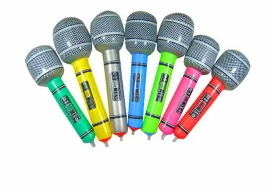 1 шт. надувной инструмент надувная гитара саксофонный микрофон радио музыка детские игрушки Воздушные шары часть украшения(случайный цвет