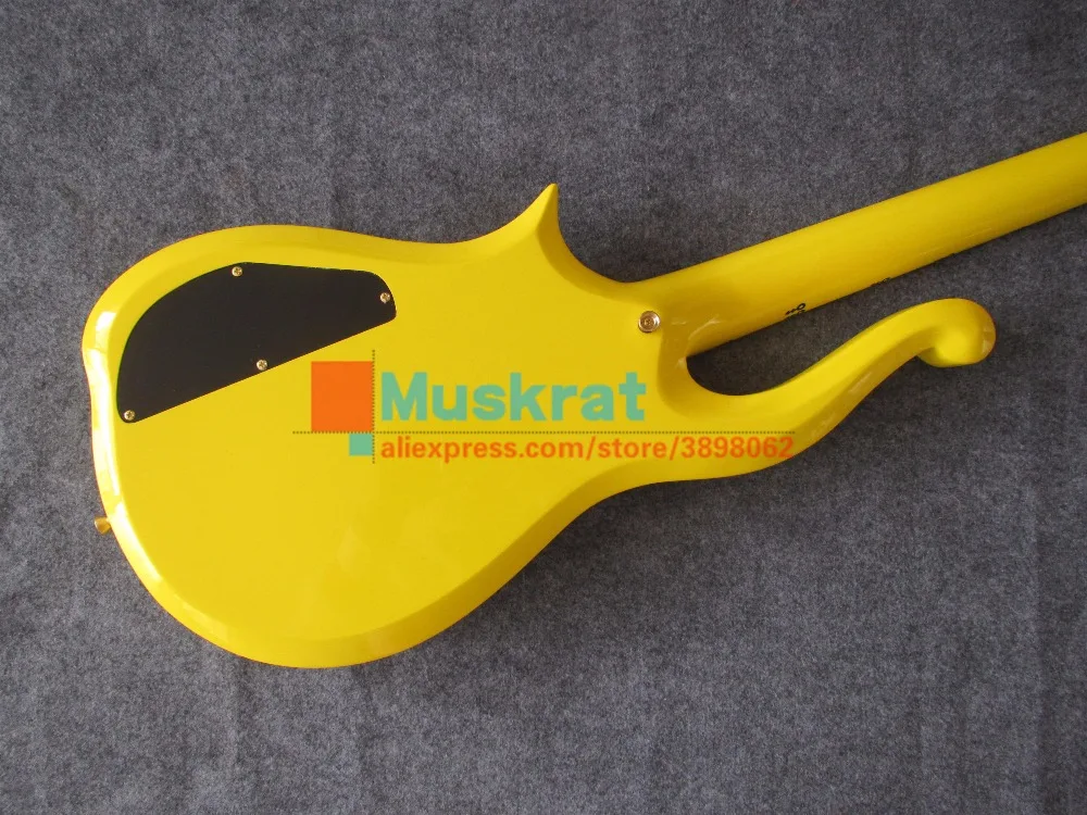In stock !Prince cloud Electric guitar metal yellow color maple body and neck Free shipping hot sale | Спорт и развлечения