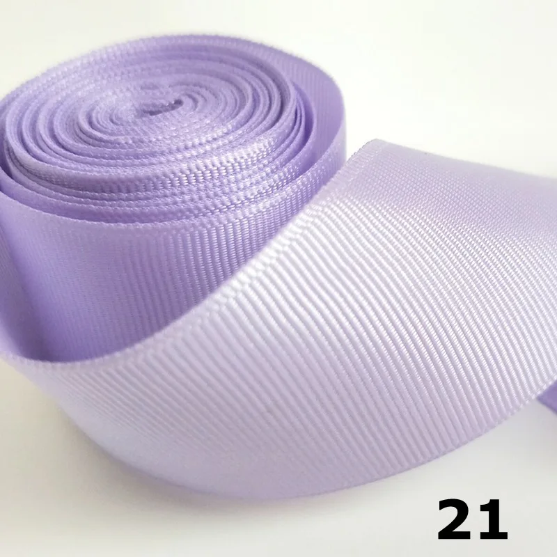 color 21 HL 5 yards 1-1/2"(40mm) Solid Color Grosgrain Ribbons Making Hair Bows Wedding Decorative Gift Box Wrapping DIY Crafts R010 - Цвет: color 21