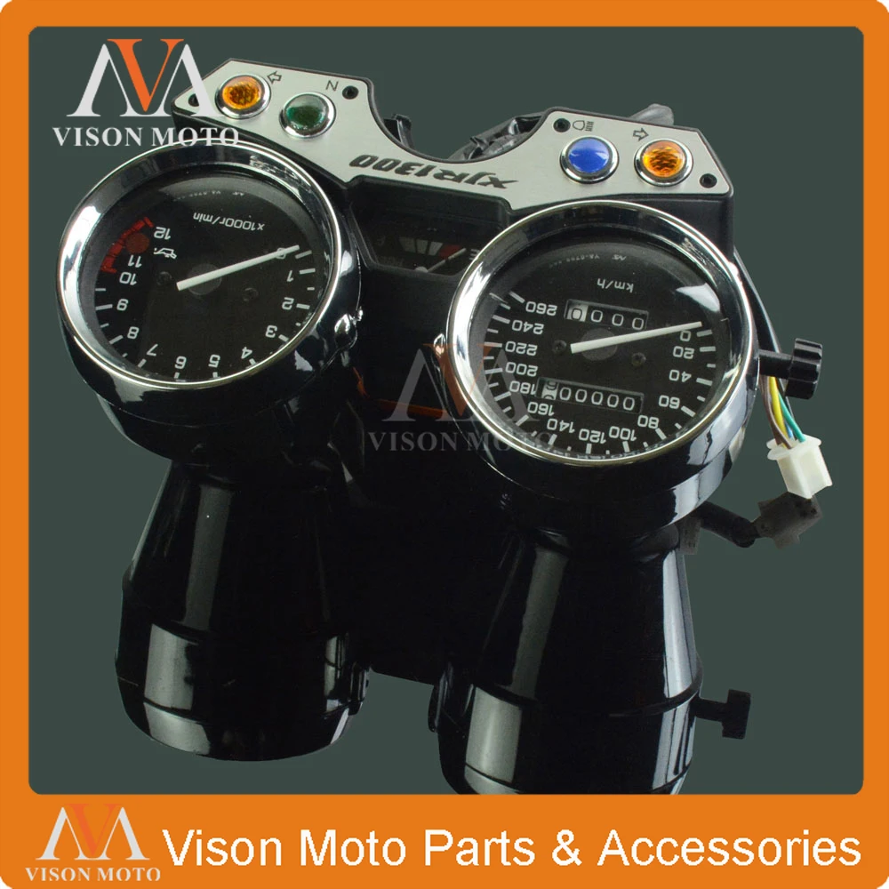 Часы спидометра мотоцикла измерительные приборы одометр тахометр для YAMAHA XJR1300 1989