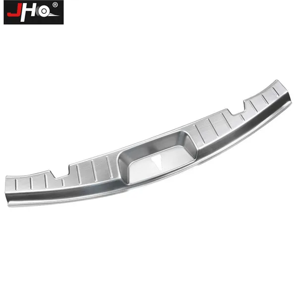 Inner Silver JHO стальной Встроенный задний бампер Защитная крышка гвардии подоконник пластина для Ford Explorer- автомобиля Средства для укладки волос - Название цвета: Inner Silver