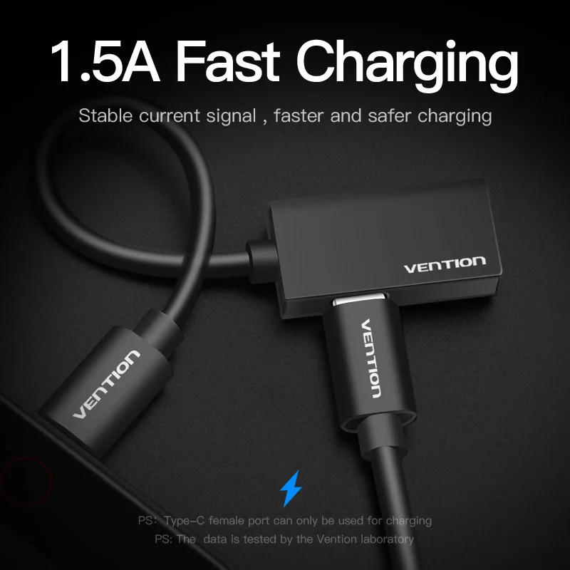 Адаптер для наушников Vention USB Type C 3 5 зарядное устройство на мм разъем AUX адаптер