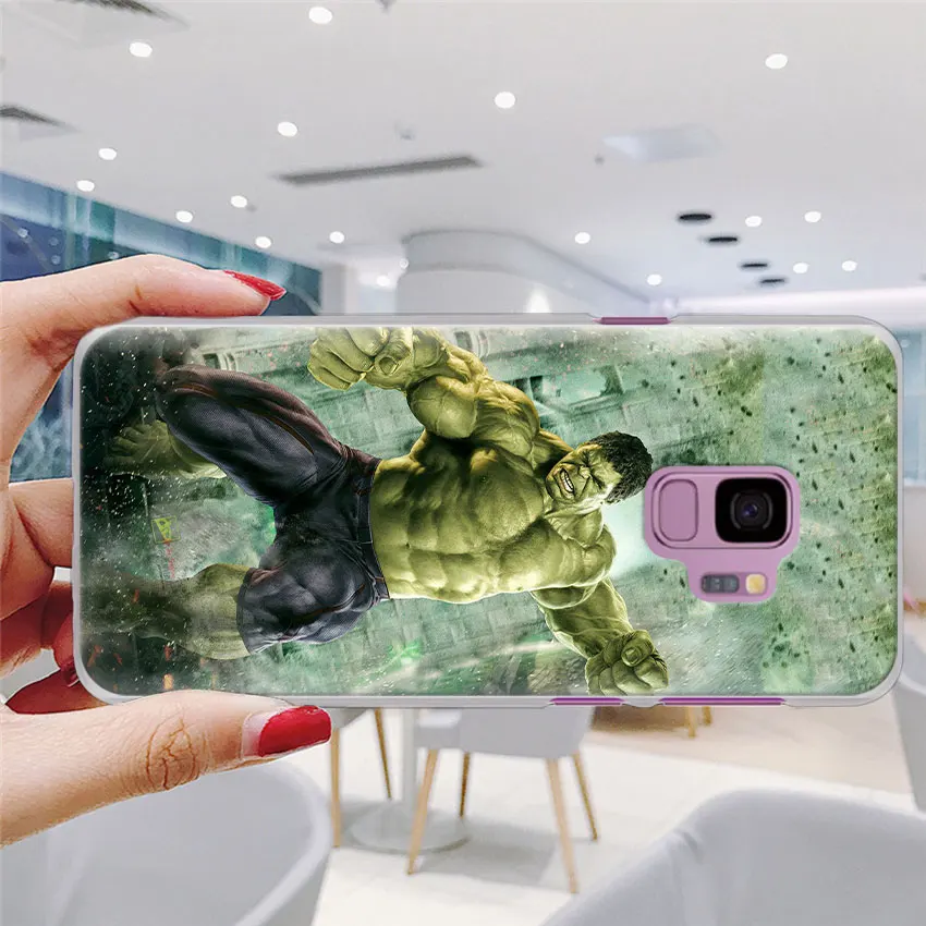 Комикс, супергерой "Халк", "крашеный чехол для телефона для samsung Galaxy S10e S10 плюс S7 S8 S9 Plus Note 8 9 M10 M20 M30 жесткий чехол Coque