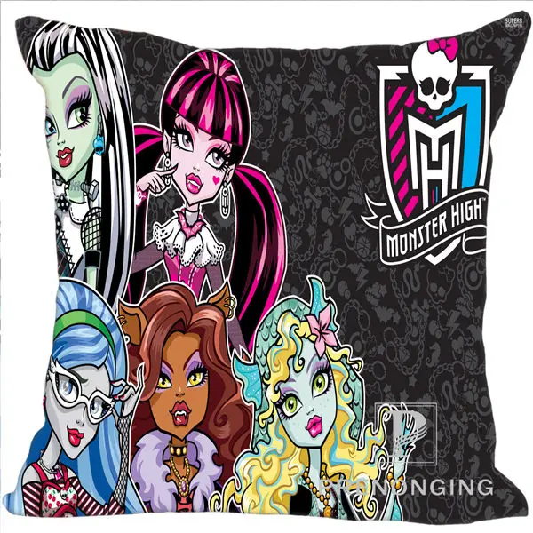 Pillowcases Заказная наволочка Culaura Clawdeen Monster High квадратная Подушка на молнии с рисунком(с одной стороны) 180117#91 - Цвет: Pillowcases