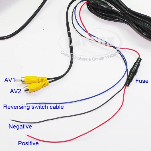 7-дюймовый TFT ЖК-дисплей 2-сторонний AV цветной подголовник монитор заднего вида