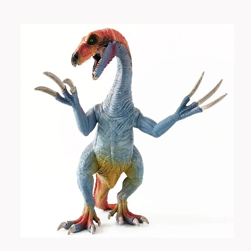 Парк Юрского периода Therizinosaurus ПВХ фигурка игрушка динозавр дисплей Модель Brinquedos