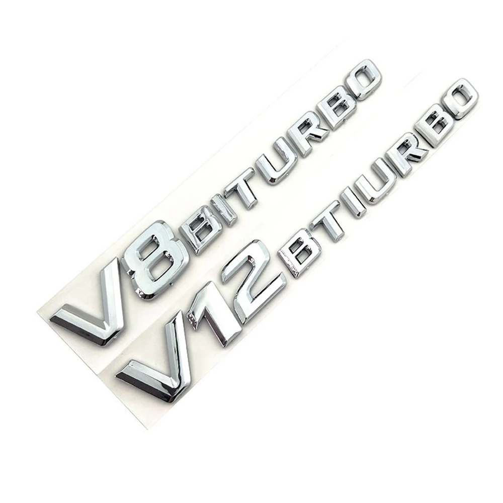 1 50 шт. V8 V12 BITURBO стикер для автомобиля Mercedes Benz AMG CLA CLK GLA GLC GLE GT GLS GL CLS SLC SLK SLS ML SL