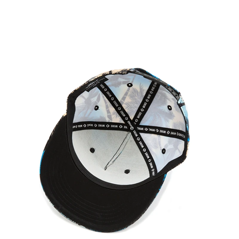 [Wuke] шляпа новинка 2017 унисекс для мужчин и женщин с принтом кокосовой пальмы пляжа