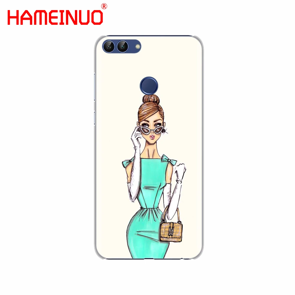 HAMEINUO красивый чехол для сотового телефона с надписью Love Dress Shopping Girl huawei Honor 7C Y5 Y625