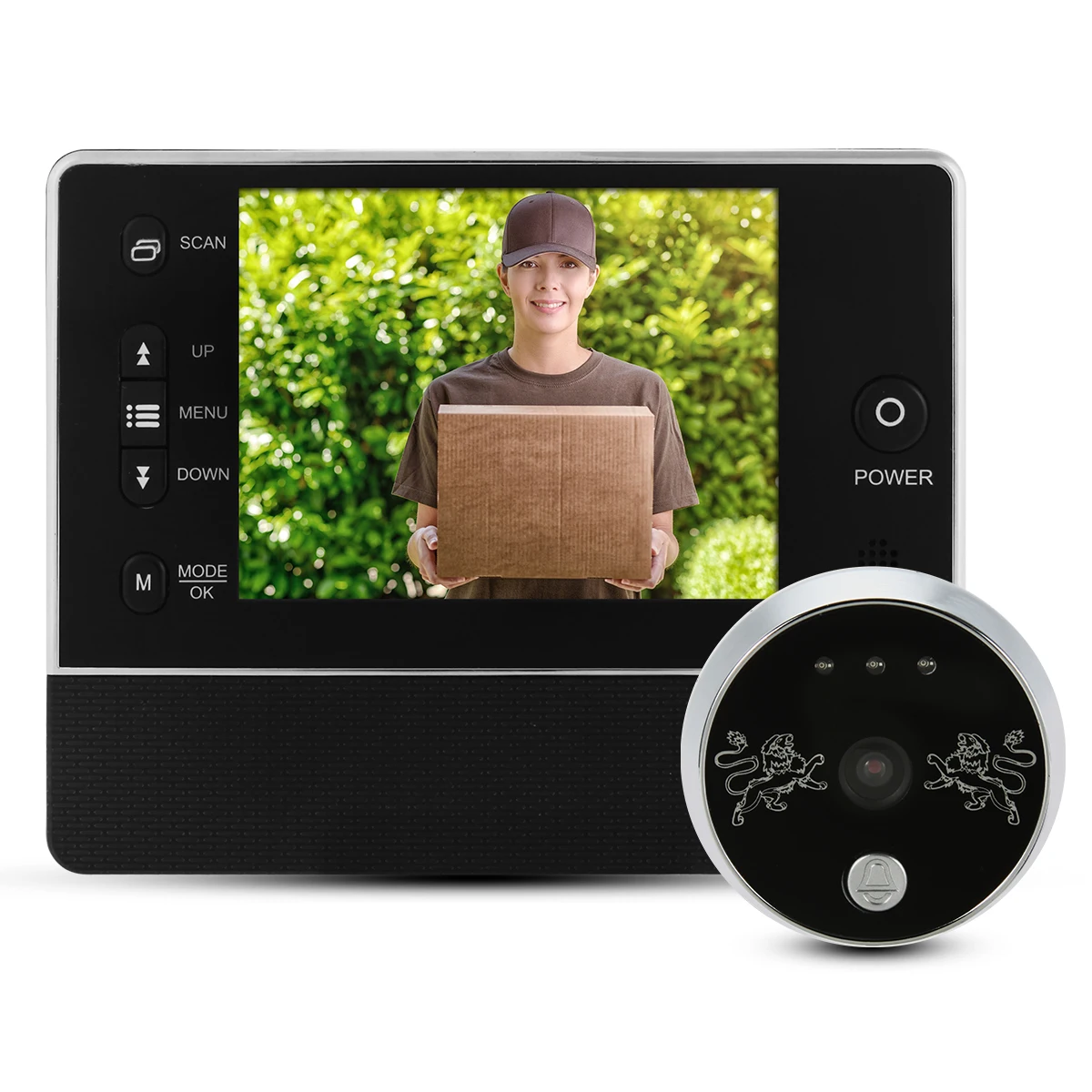 Цифровой 3.5 &quotLCD 120 градусов Глазок Дверной Звонок Камера Ночного Видения TH211 |