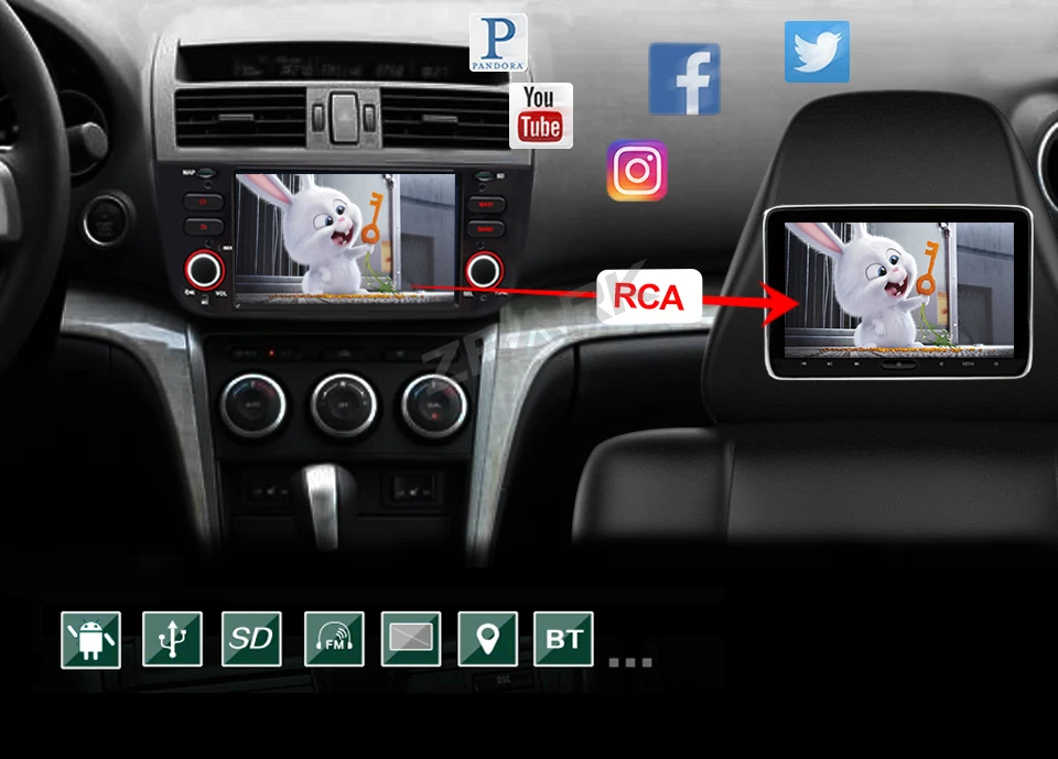 6," Android 9,0 автомобиль радио плеер gps Wi-Fi DAB+ Canbus для FIAT Punto 199 310/Linea 323 2012 2013 YHLYT3L