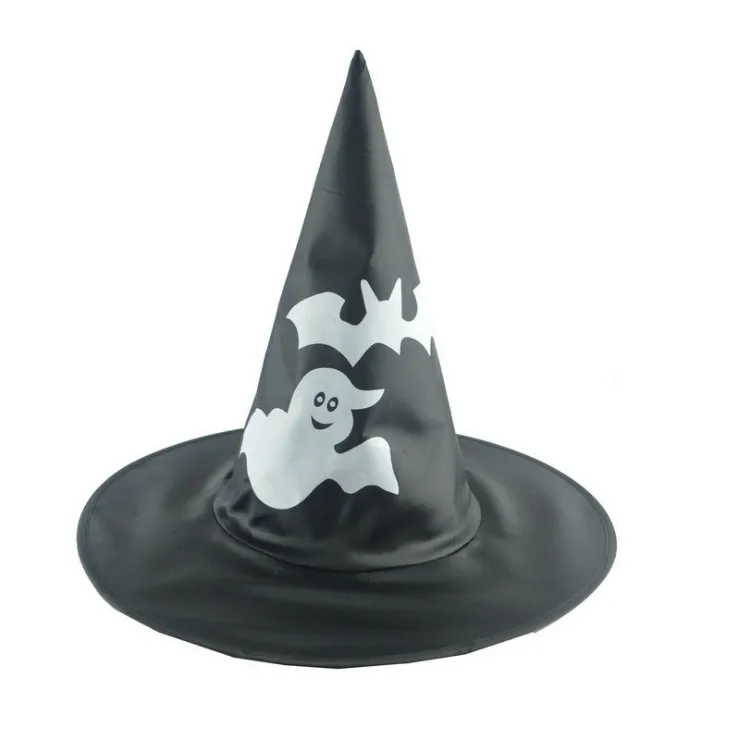 Шляпа Хэллоуина Волшебник ведьмы черная остроконечная шляпа призрака фестиваля