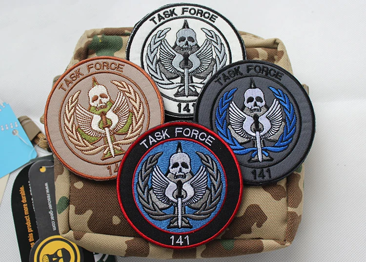 Новинка 8,5 см Task Force 141 нарукавная элитная команда SAS тактическая нашивка крюк и петля Morale значки на рюкзак пальто джинсы житель патч