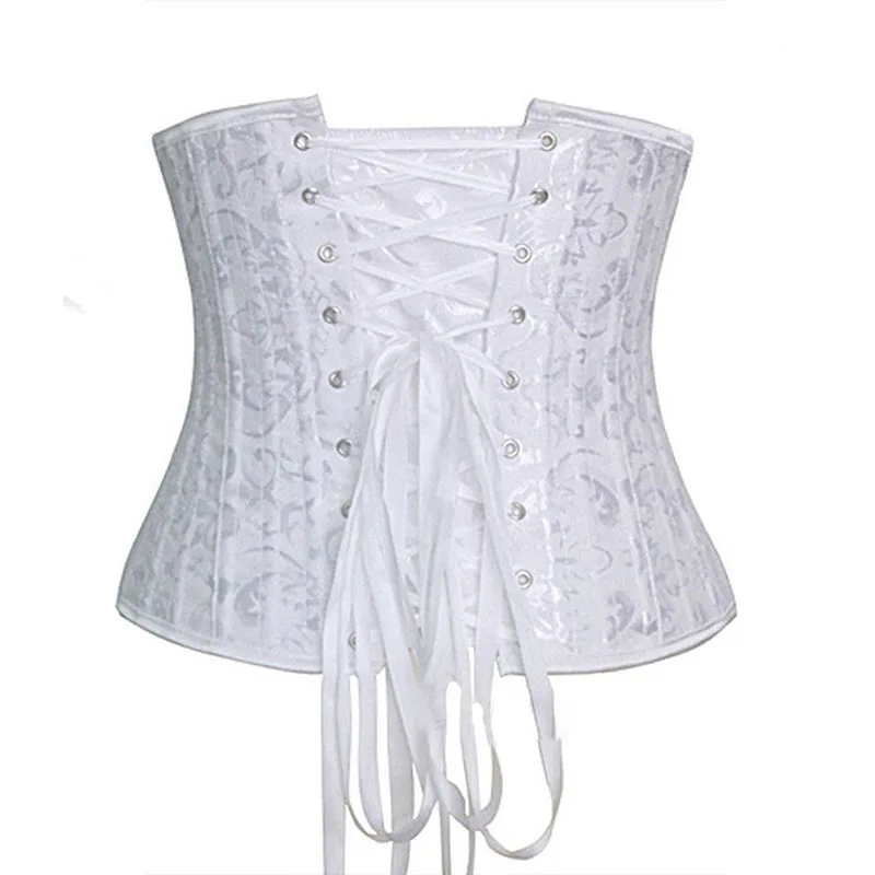 Плюс S-6XL Средства ухода за кожей Shaper женщина сексуальный талии поезд Underbust Корсеты и бюстье 24 Сталь Bone корсет талии Cincher корсетные