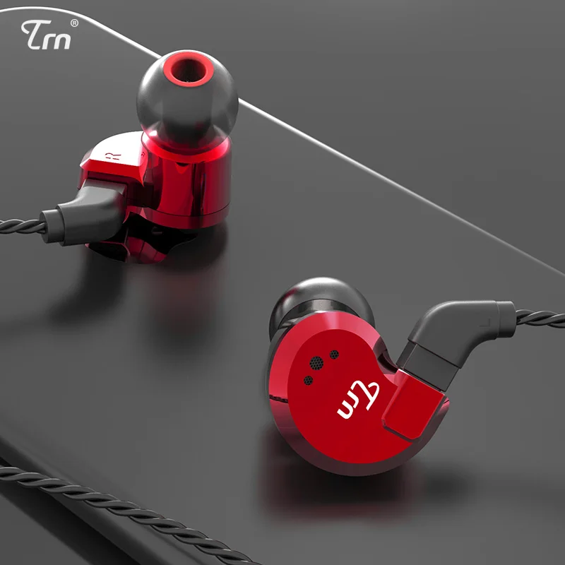 TRN V80 2BA+ 2DD гибридные металлические наушники-вкладыши IEM Hi-Fi DJ Monito, спортивные наушники для бега, наушники, гарнитура, 2Pin, съемная TRN V30