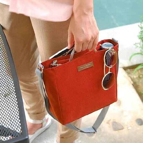 Модная женская сумка через плечо для хранения с несколькими отделениями