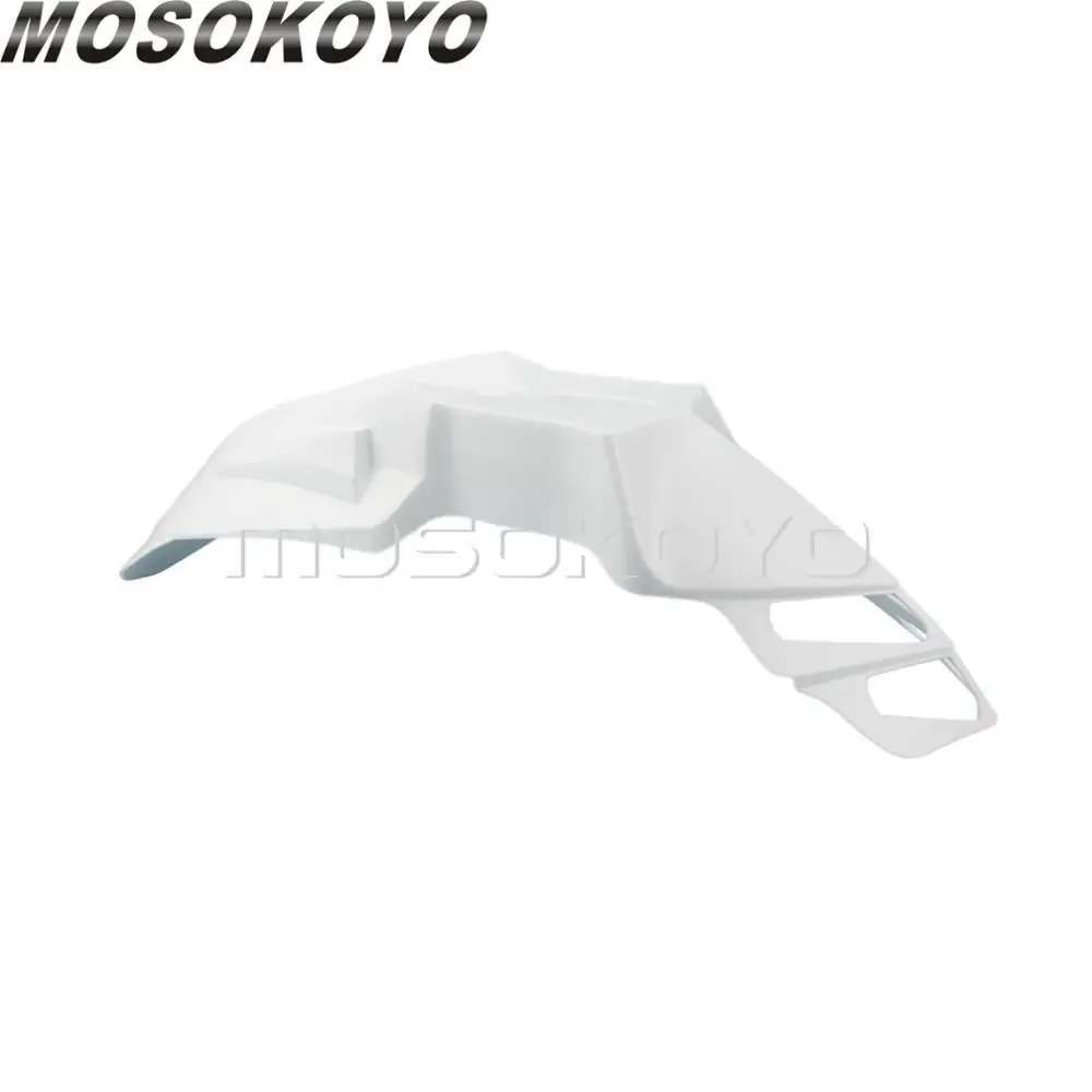 White Зеленый мотоцикл переднее крыло EVO для KAWASAKI KLX KLR KX 110 150 140L 250 450 грязи велосипедный брызговик - Цвет: White