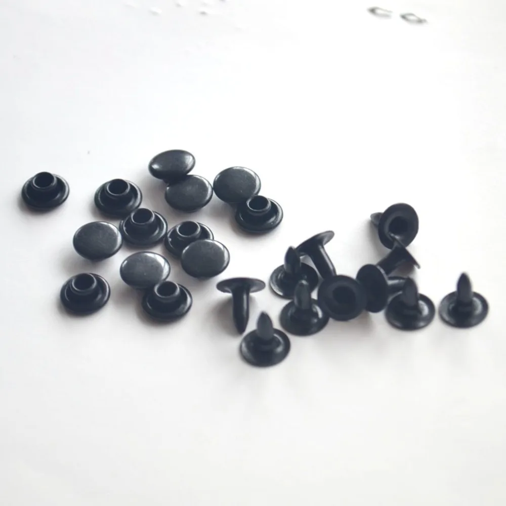 7 мм черные окрашенные аксессуары джинсовые заклепки оптовая продажа|jeans rivet|rivets