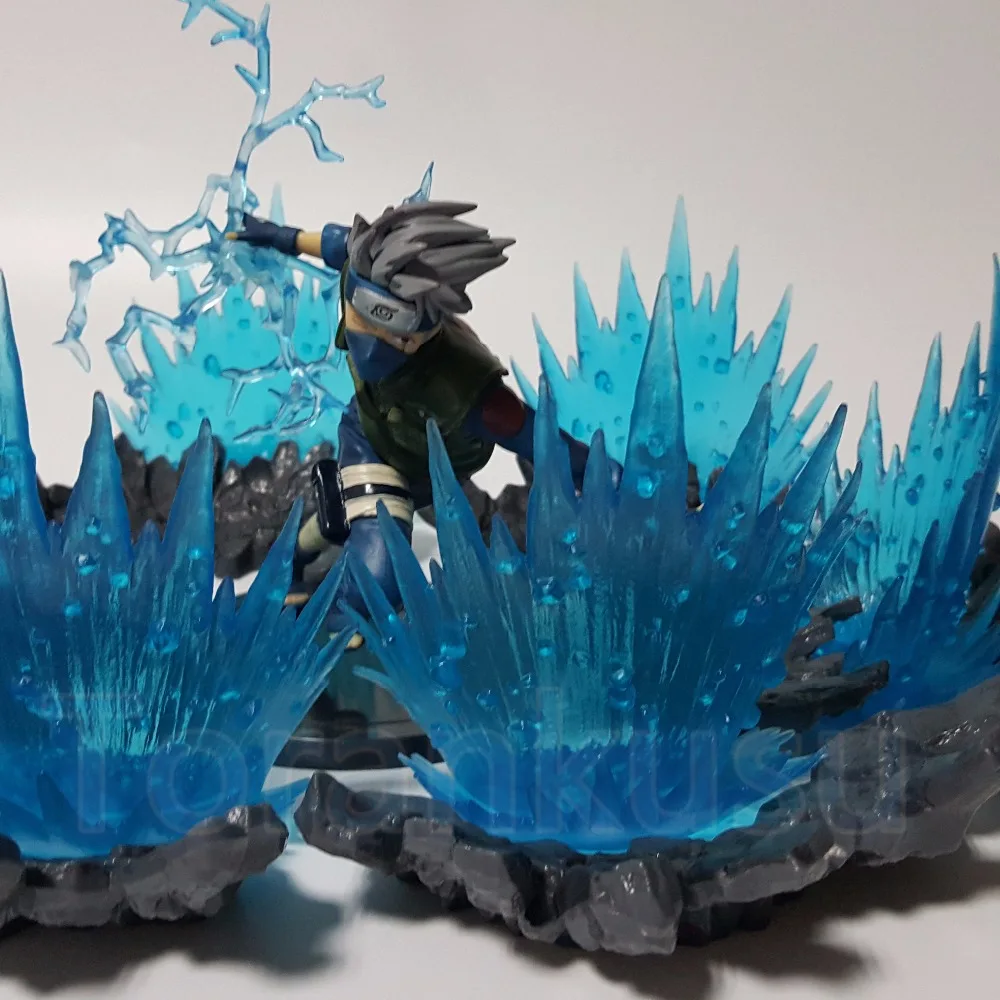 Наруто фигурку Хатаке Какаси флэш мощность рок сцена DIY Набор Shippuden модель