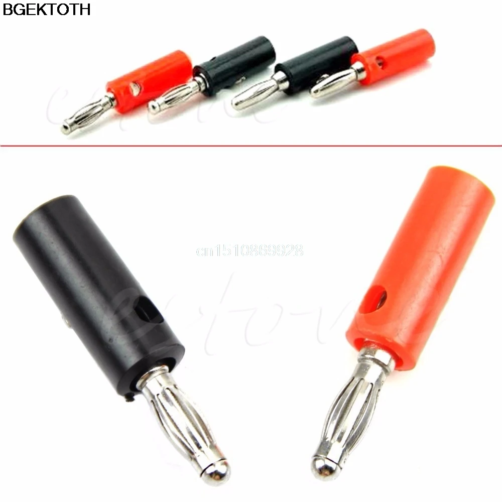 10 шт. разъемы для аудиокабеля 4 мм|adapter connector|adapter plugadapter audio cable |