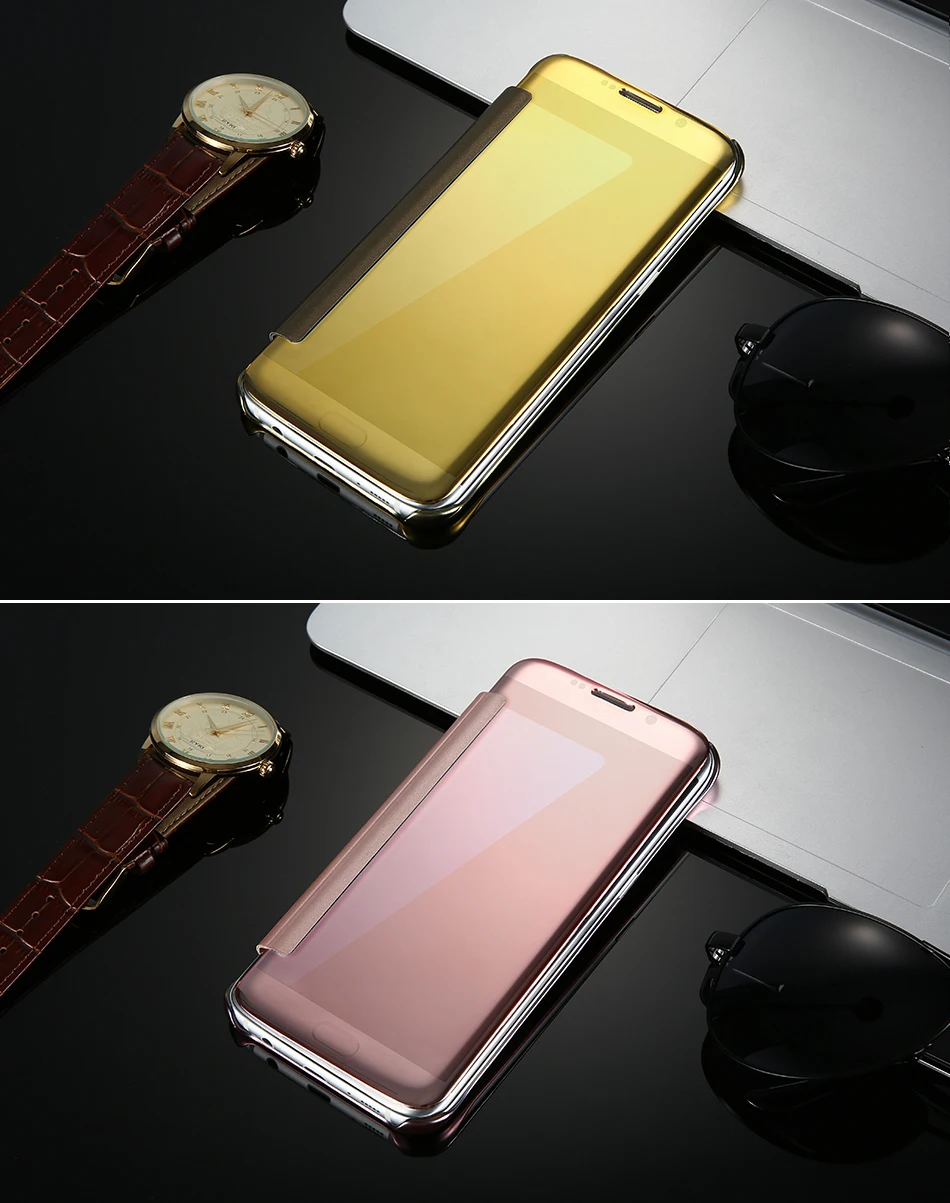 KISSCASE умный зеркальный Чехол С Откидывающейся Крышкой для samsung Galaxy Note 10 9 8 5 S6 S7 S8 S9 S10 5G S10E плюс A40 A50 A70 A3 A5 A7 J3 J5 J7