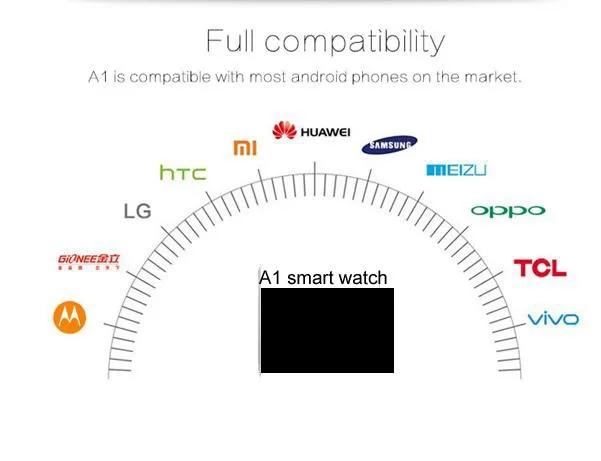 10 шт. A1 Смарт-часы с Шагомер Камера Facebook, Whatsapp SIM карты вызова Smartwatch для IOS huawei Xiaomi Android смартфоны HTC