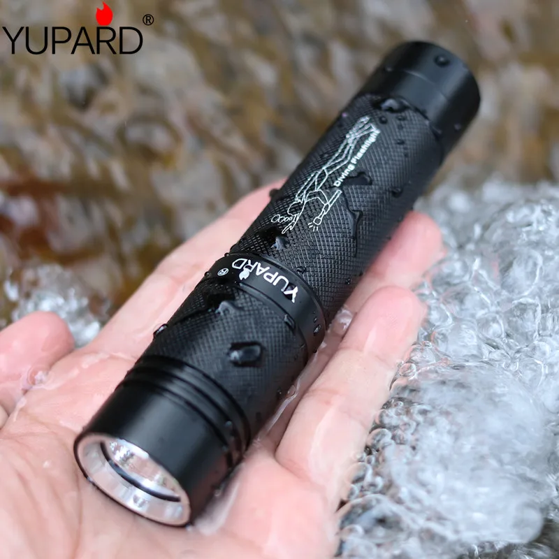 YUPARD светодиодный светильник T6 белого и желтого цвета фонарик для ныряния